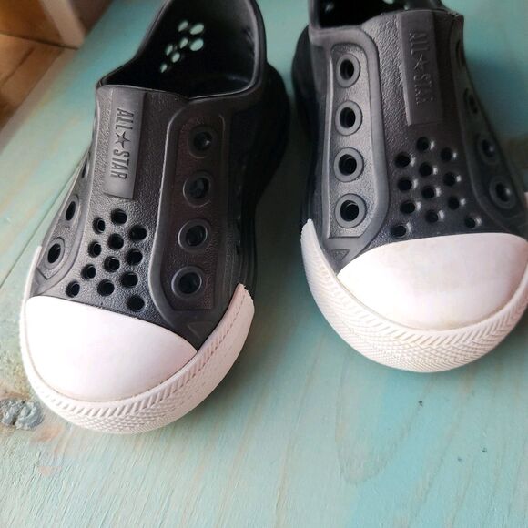 Converse Chuck Taylor All Star Play Lite CX Kids Size 7 Youth Black White New - Picture 9 of 10